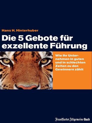 cover image of Die 5 Gebote für exzellente Führung